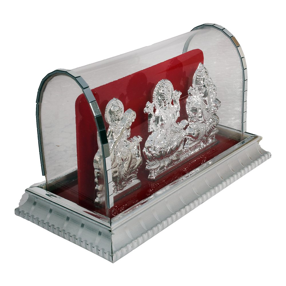 Laxmi Ganesh Saraswati Cabinet Statue 3 Inch