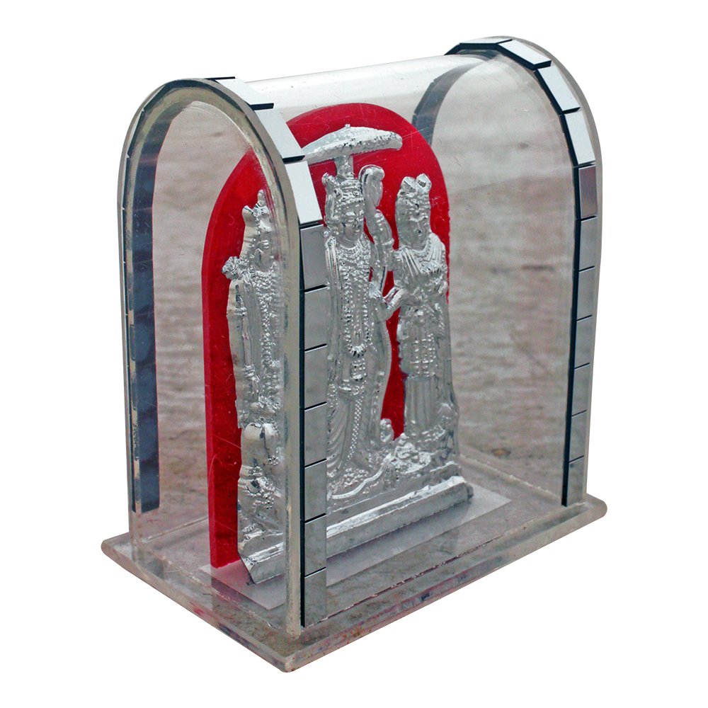 Lord Ram Darbar Cabinet Statue Gift 2.25 Inch ( 6 cm )