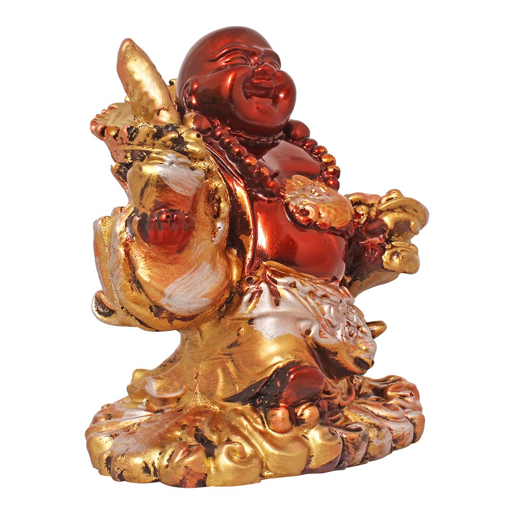 Laughing Buddha Sculpture 5 Inch ( 13 cm )