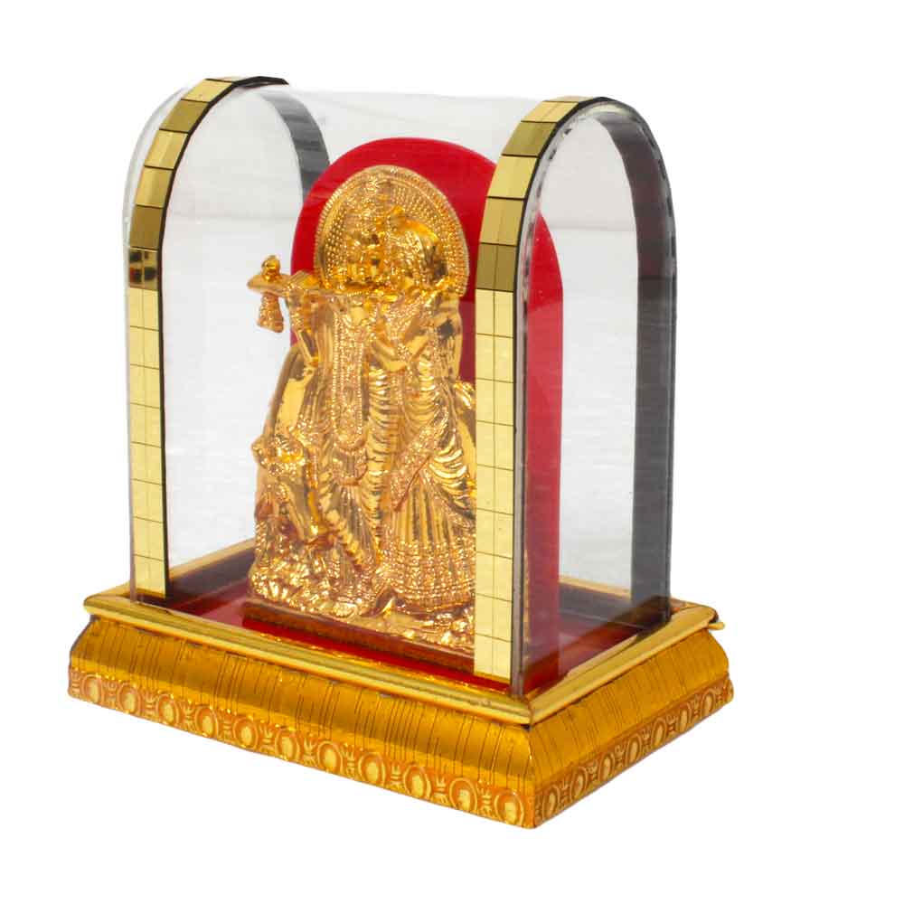 Radha Krishna Cabinet Statue Article 4 Inch