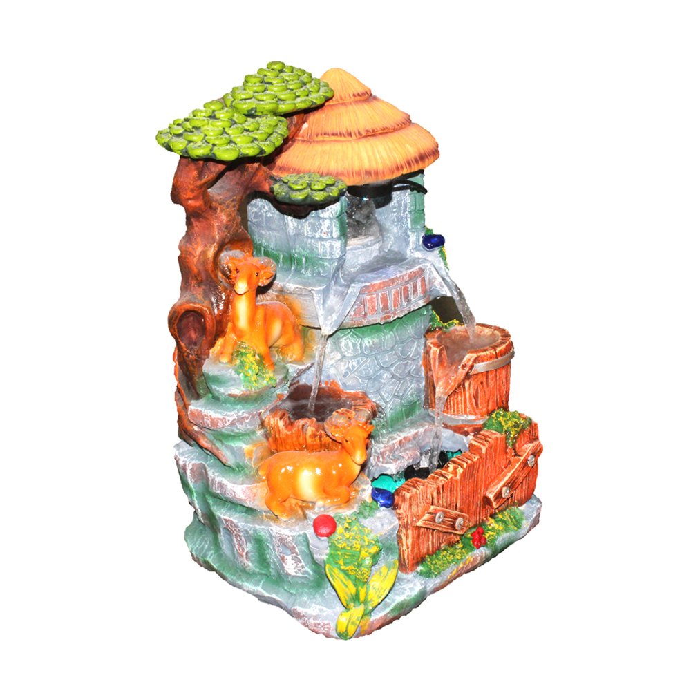 Nature Hut Water Fountain 14 Inch