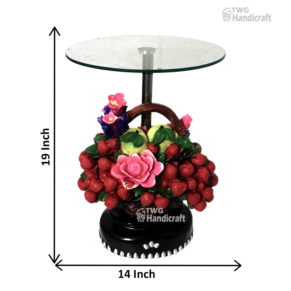 Manufacturer of Corner Pillar Showpiece Decorative Corner Tables