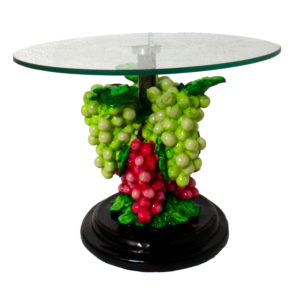 Home Decor Fruit Glass Table 11 Inch