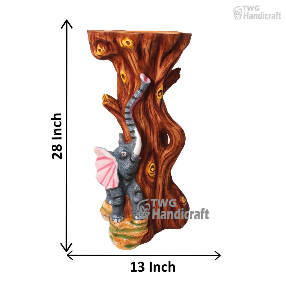 Exporters of Corner Table Figurines | Elephant Corner Table