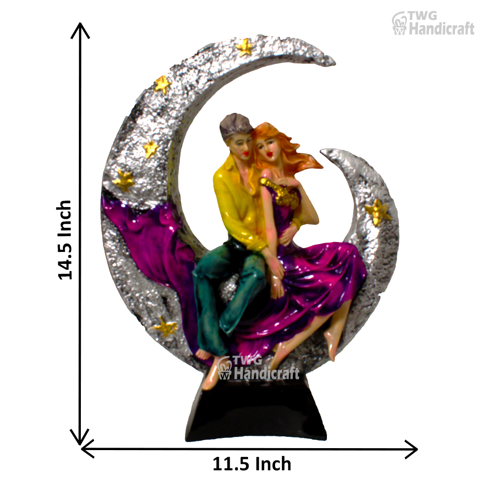 Polyresin Couple Figurine Statue Wholesale Supplier in India New Model