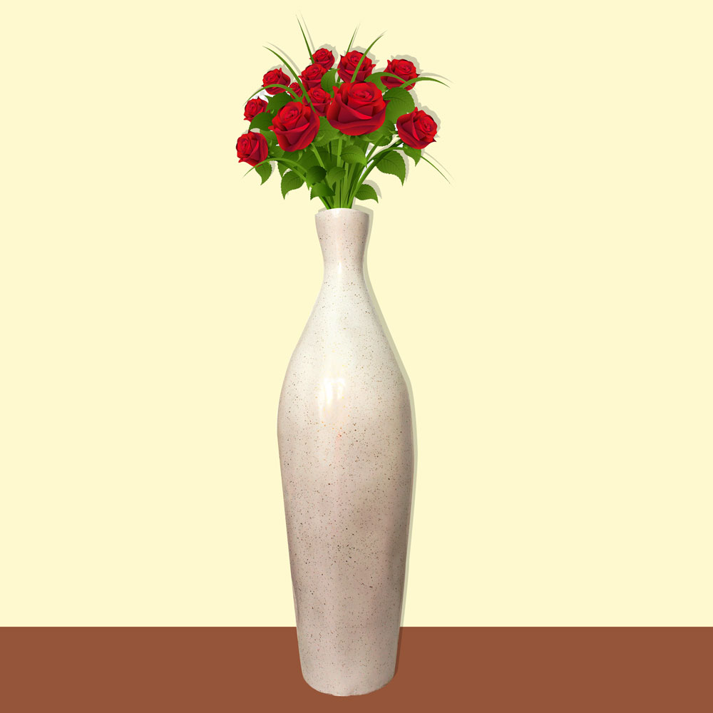 Decorative Floor Type Flower Vase 29 Inch