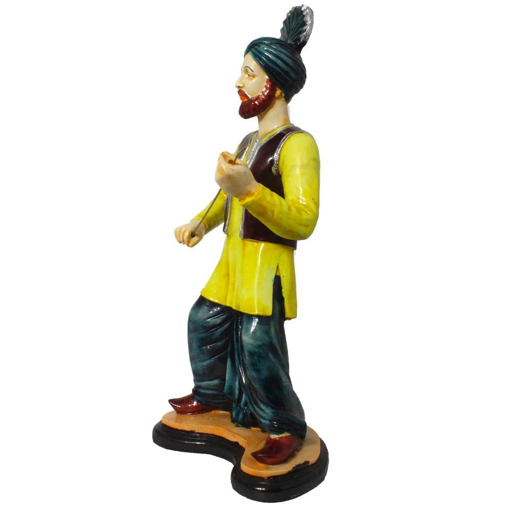 Punjabi Culture Dancing Man Statue 23 Inch ( 58.5 cm )