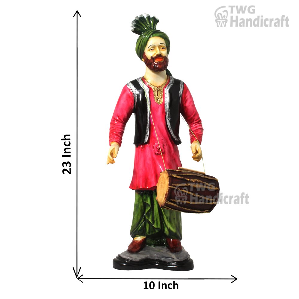 Indian Cultural Statue Manufacturers in Mumbai Punjabi Dancing Party S