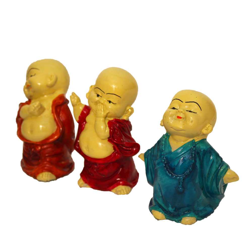Baby Monk Buddha Statue Gift 4 Inch