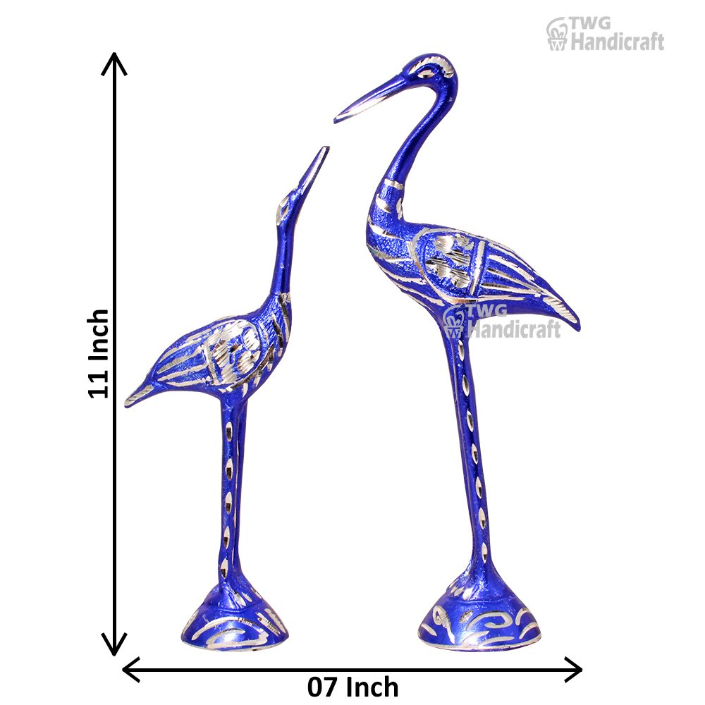 Aluminium Swan Pair Statue Suppliers in Delhi | Jodhpur Handicraft Sta