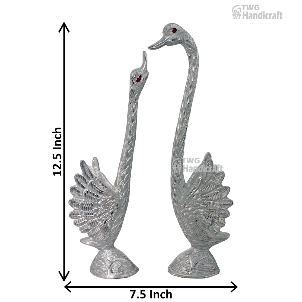 Aluminium Swan Pair Statue Manufacturers in Chennai | Supplier From Jo