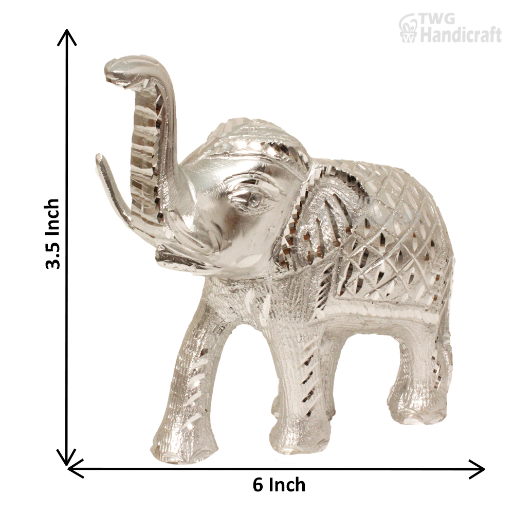 White Metal Sculpture Suppliers in Delhi | White Metal Elephant Sculpt