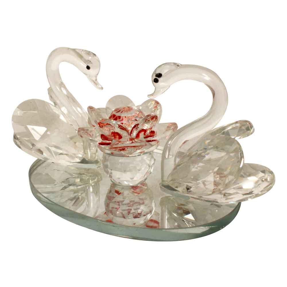 Swan Pair Showpiece Gift 3.5 Inch