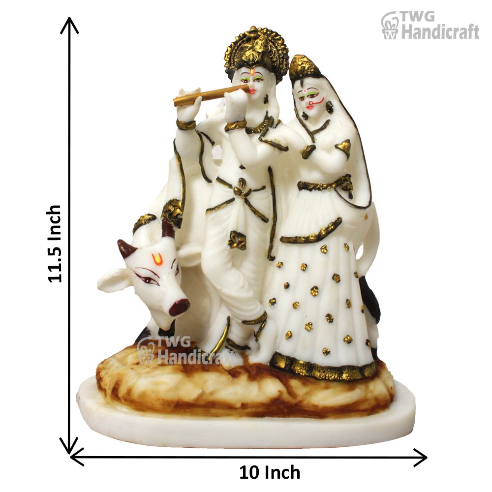 Manufacture of Lord Radha Krishna Statue TWG Handicraft