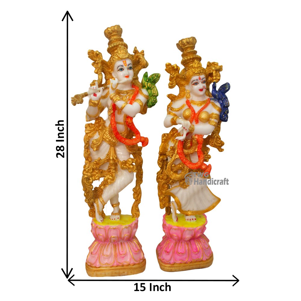 Manufacturer & Supplier of Iskon Radha Krishna Statue- TWG Handicraft