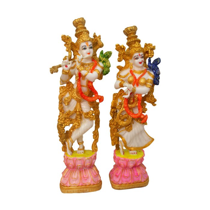 Iskon Radha Krishna Statue 28 Inch ( 71.5 cm )