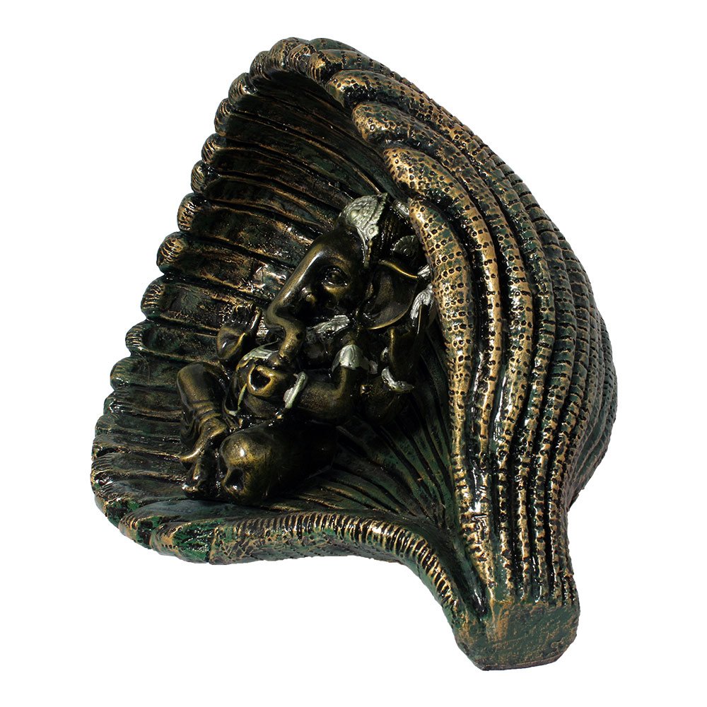 Antique Ganesha Murti Idol 9.5 Inch ( 24.5 cm )