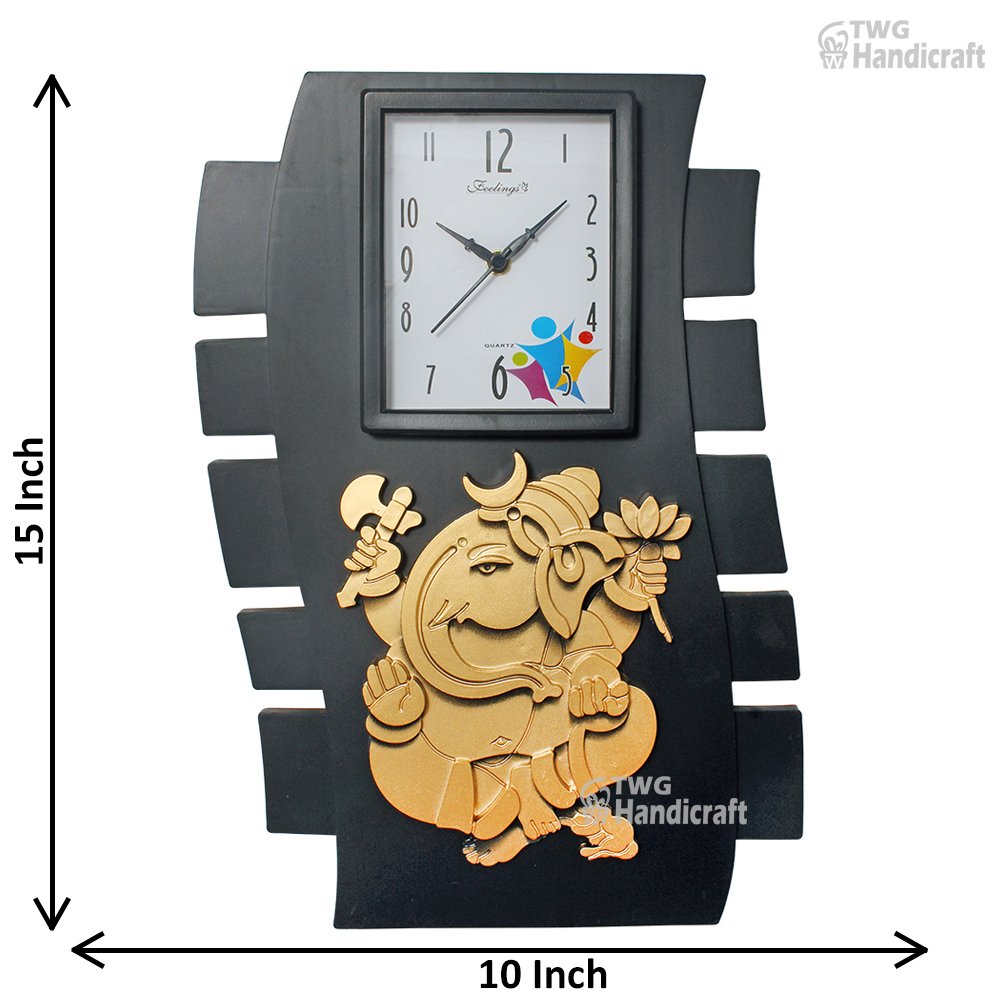 Wall Clock Manufacturers in Delhi Ganesha Wall Clock wholsale Rate