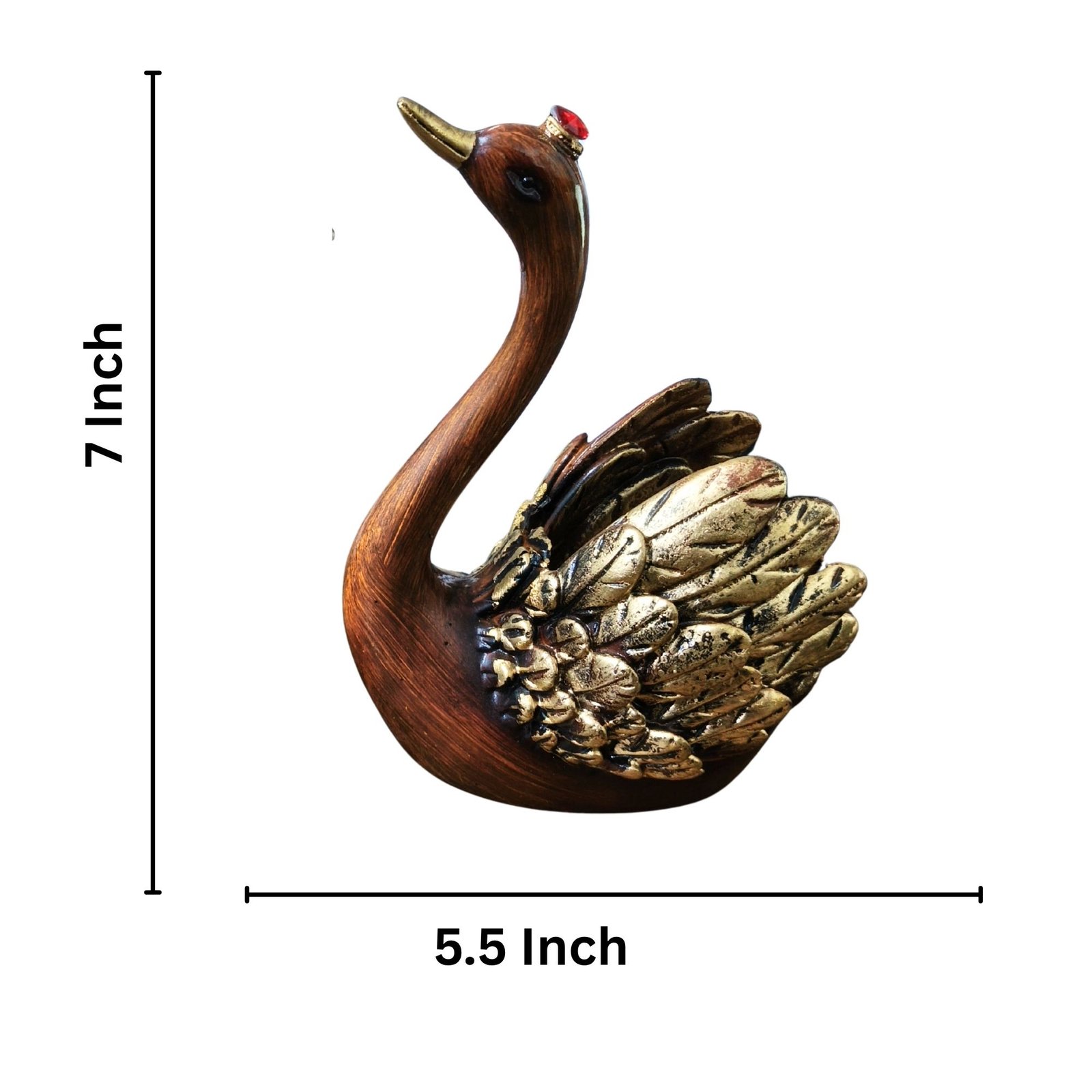 Bottle Holder Swan Statue Supplier in Delhi | Decorative Showpiece Manufacturer