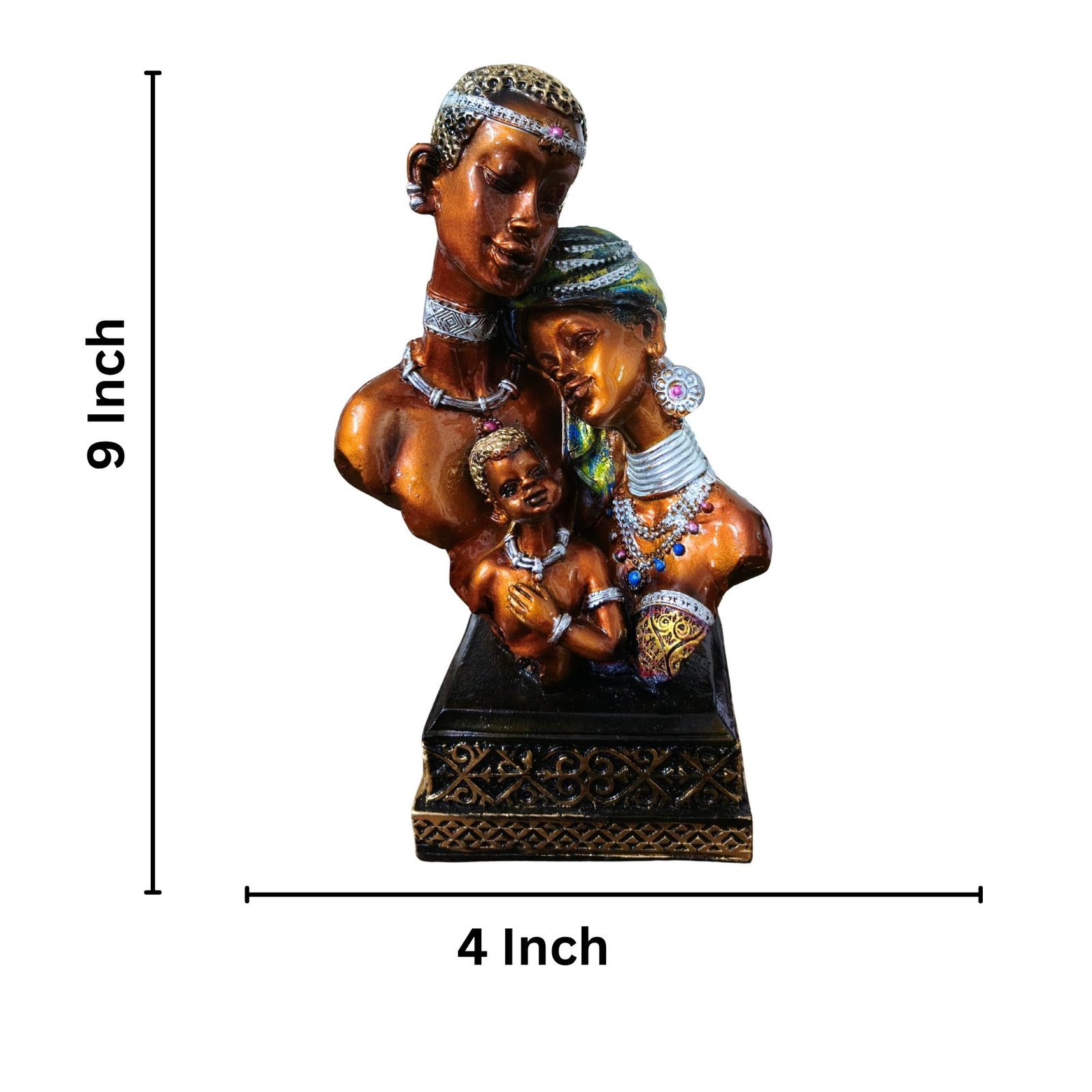 African Mother & Child Art Figurine Showpiece Wholesaler in Bangalore | Home Decor Supplier