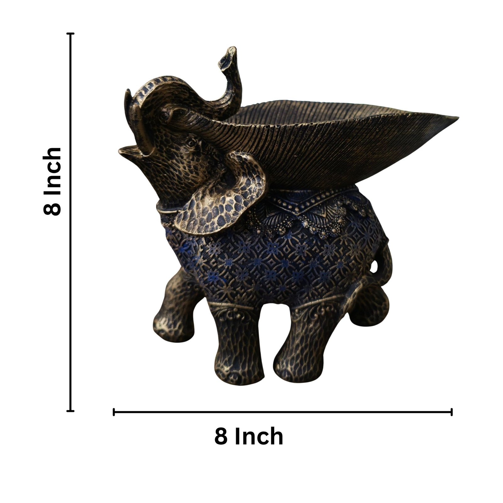 Leaf Basket Elephant Showpiece Manufacturer in Delhi | Gift Item Wholesaler