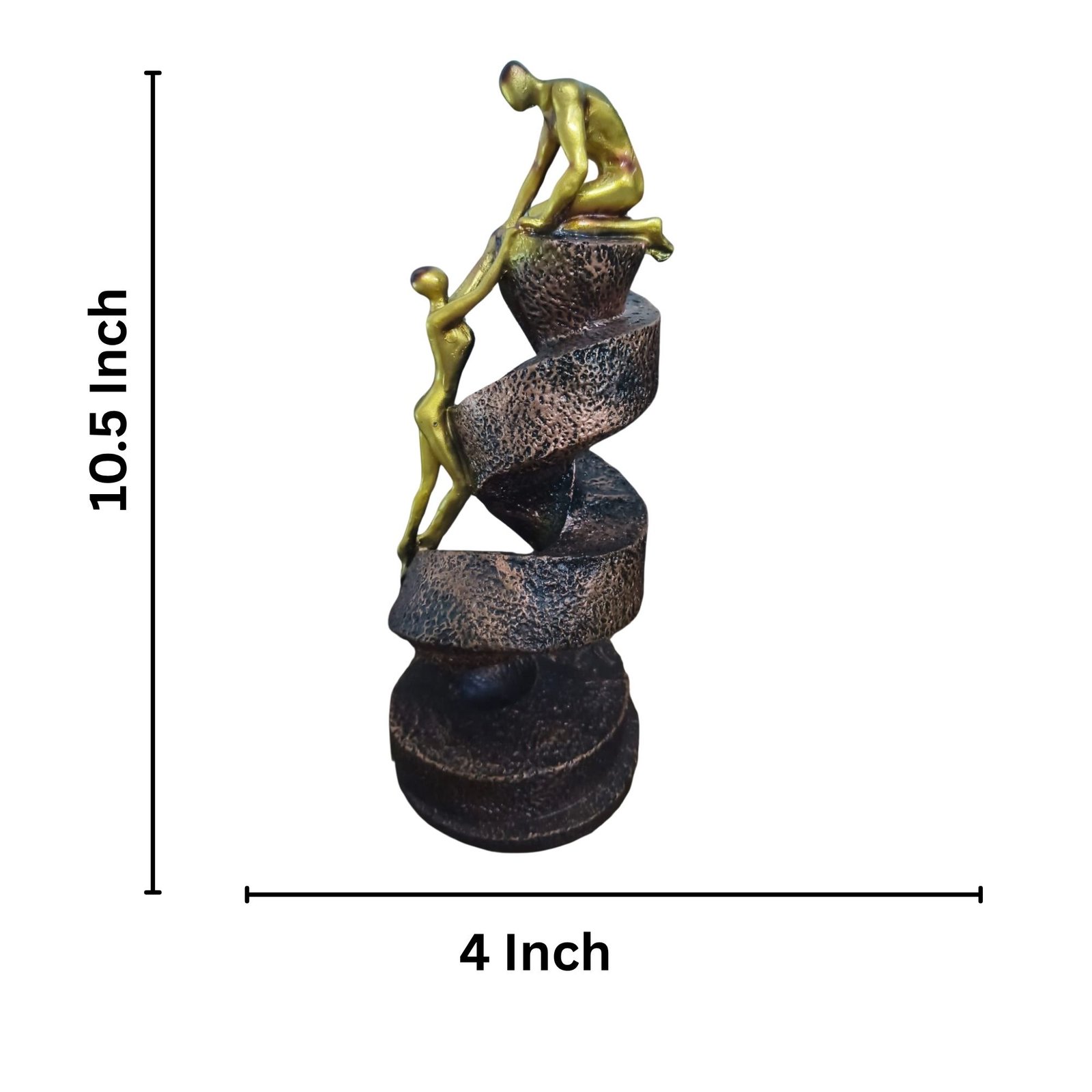 Modern Art Couple Climbing Decorative Showpiece Manufacturer in Bangalore | Bulk Decor Supplier