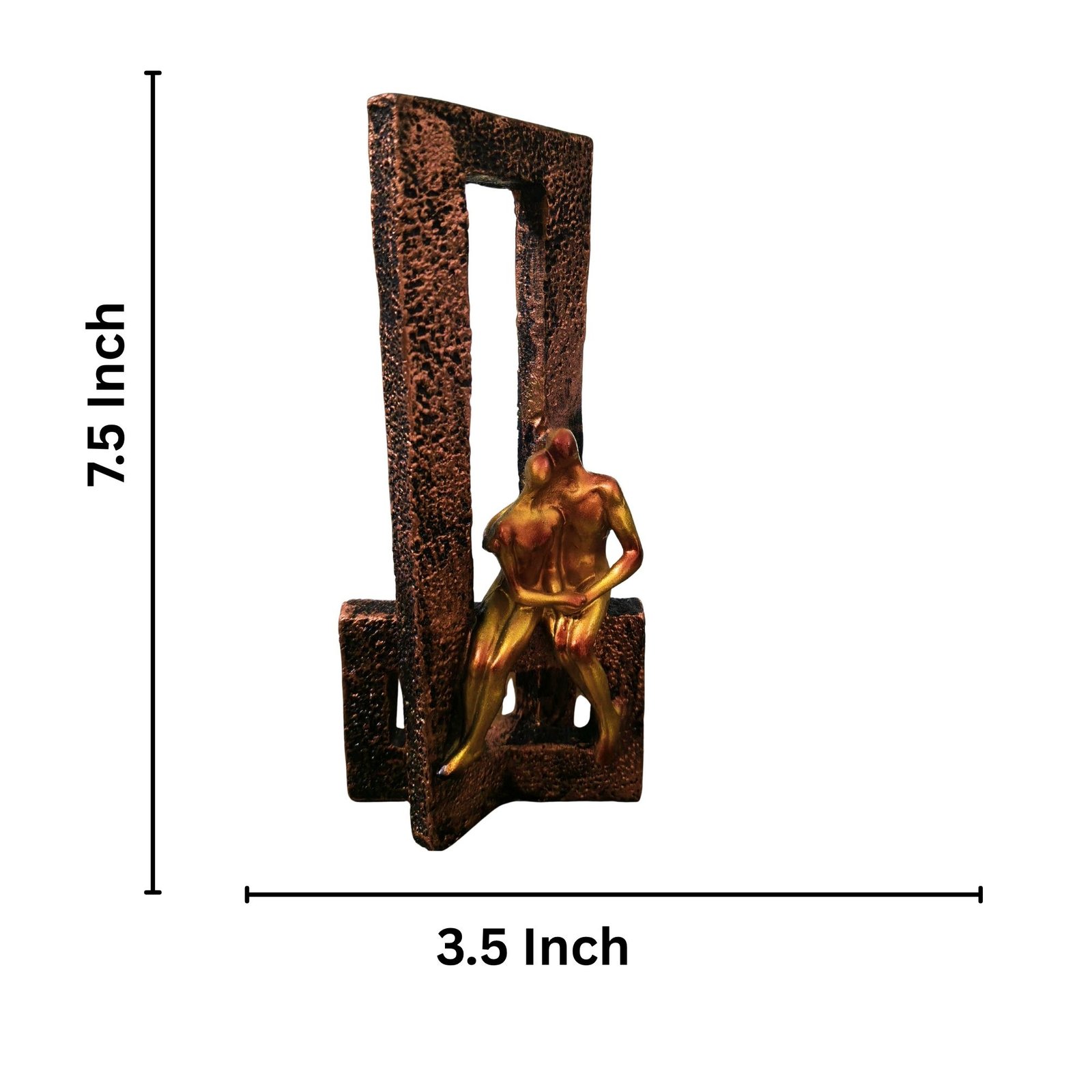 Modern Art Couple Sitting Decorative Figurine Wholesaler in Mumbai | Bulk Decor Supplier