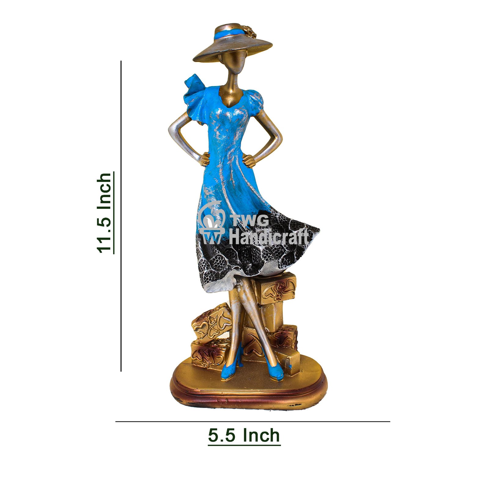 Decorative Lady Sculpture Manufacturer in Mumbai | Bulk Home Decor Supplier