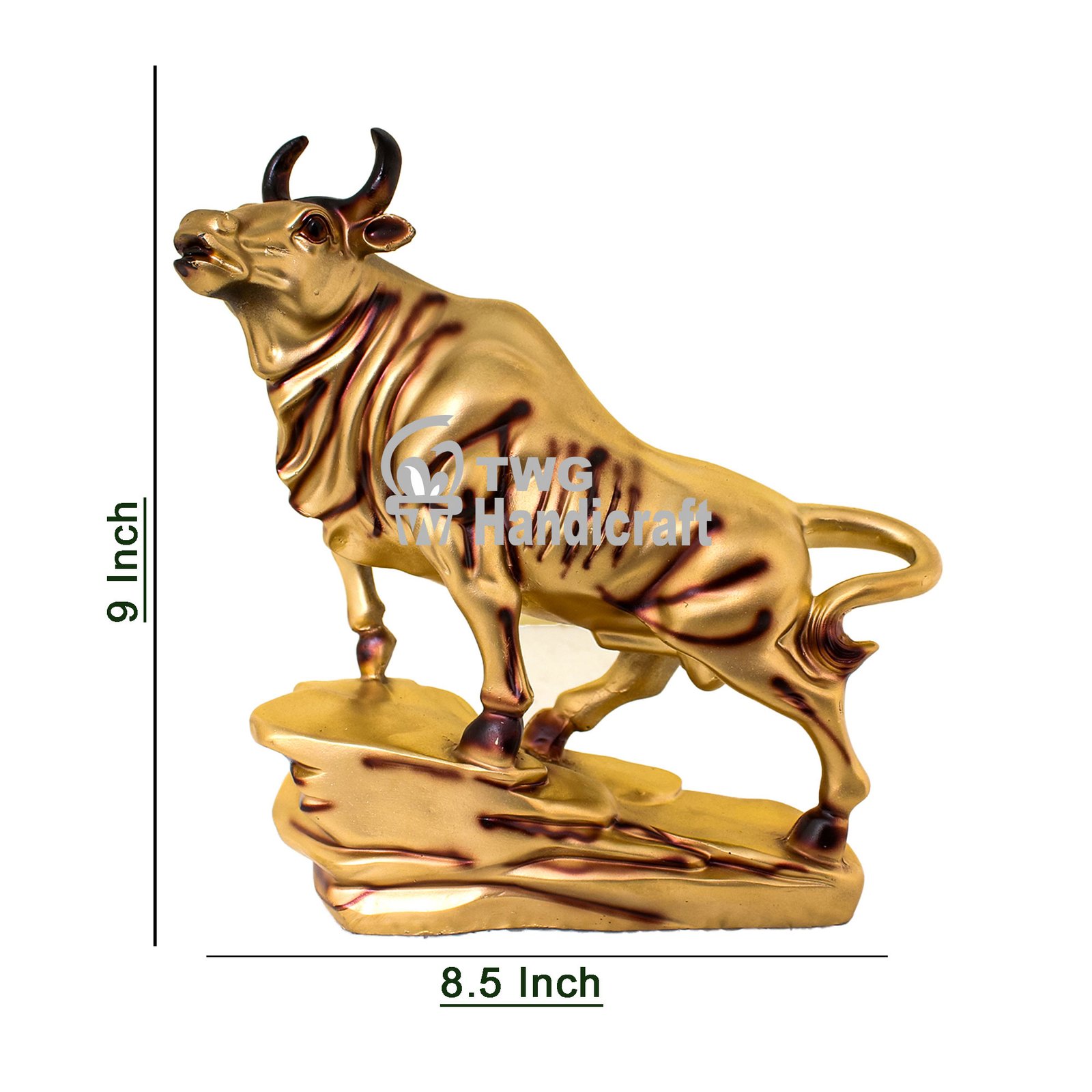 Antique Sunset Bull Statue Supplier in Bangalore | Decorative Sculpture Manufacturer