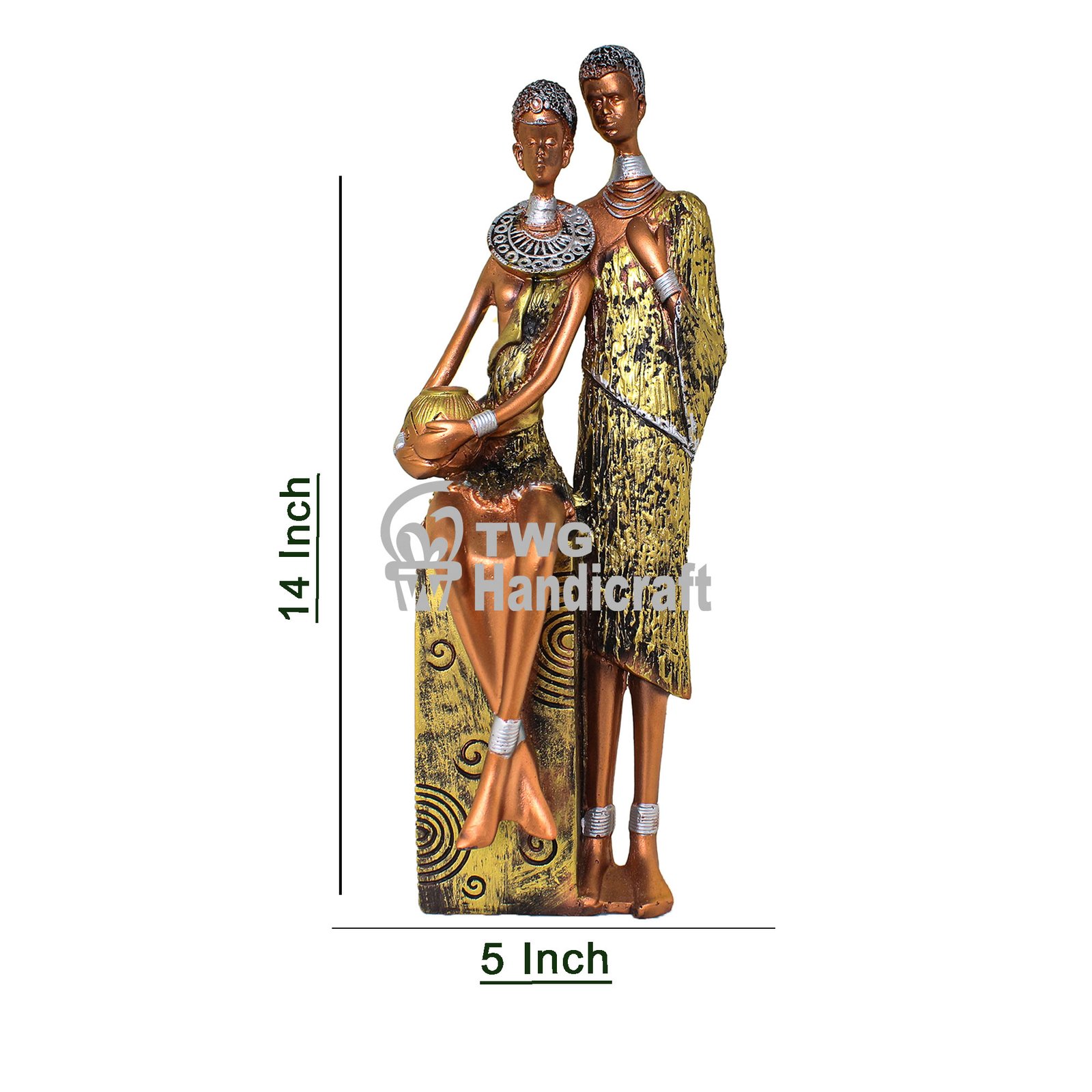 Nigro Couple Statue Manufacturer in Bangalore | Bulk Decorative Supplier