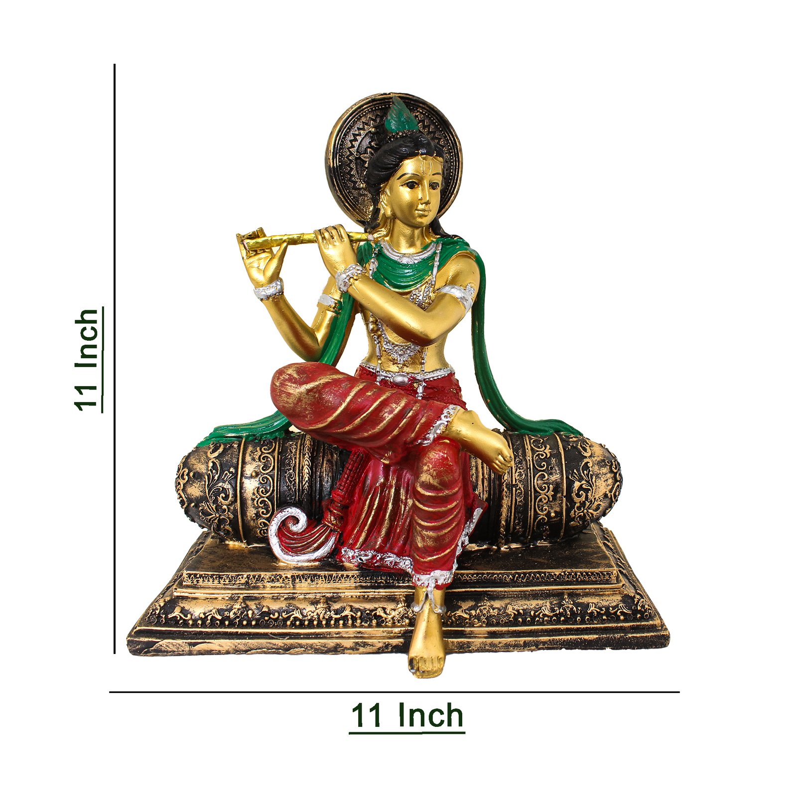 Lord Krishna Sofa Kisan Statue Manufacturer in Mathura | Religious Idol Supplier