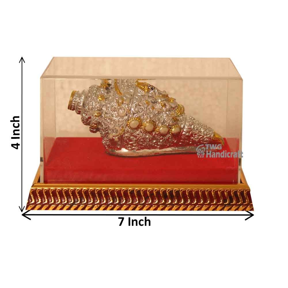 Silver Plated Cabinet Shankh Suppliers in Delhi | Resin Sculptures Factory