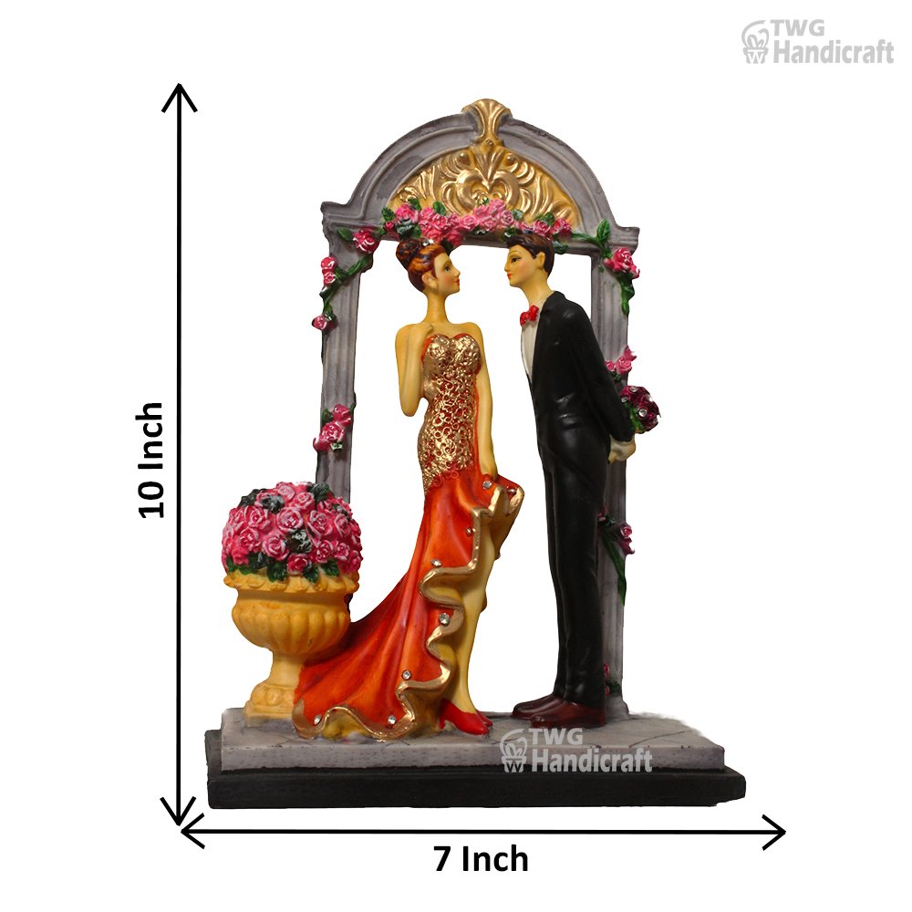 Manufacturer & Supplier of Decorative Couple Statue- 50% Less Rate
