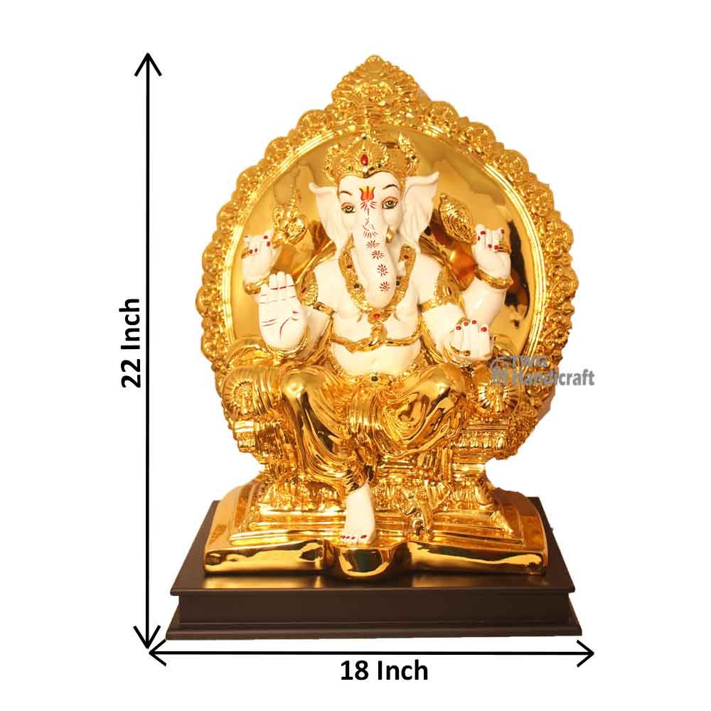 Suppliers of Gold Plated Ganesh Statue