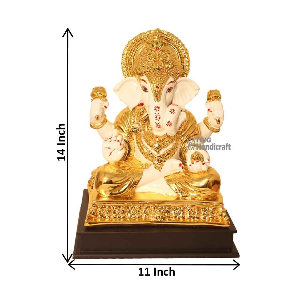 Gold Plated Ganesh Statue Exporters in India