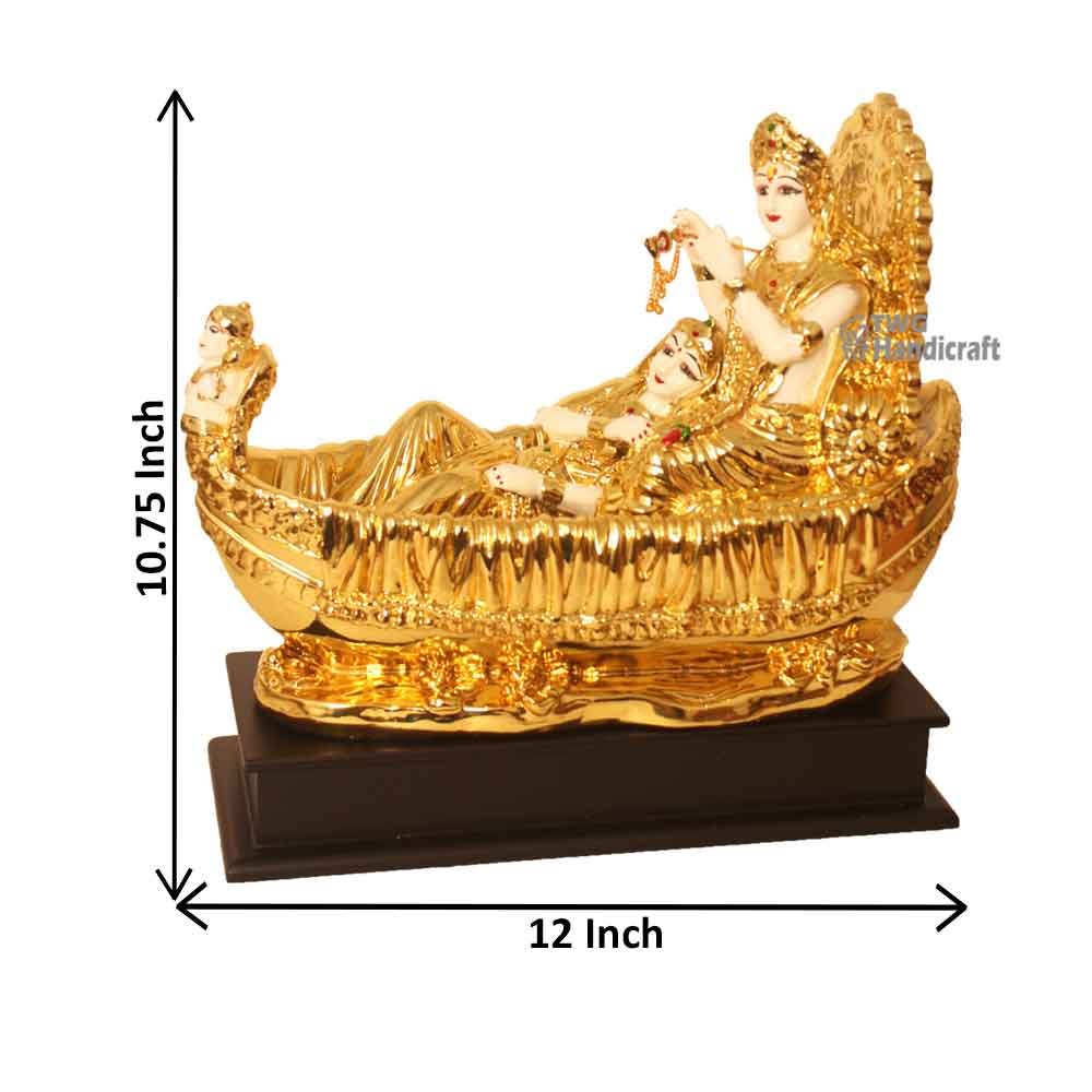 Suppliers of Gold Plated Radha Krishna Statue