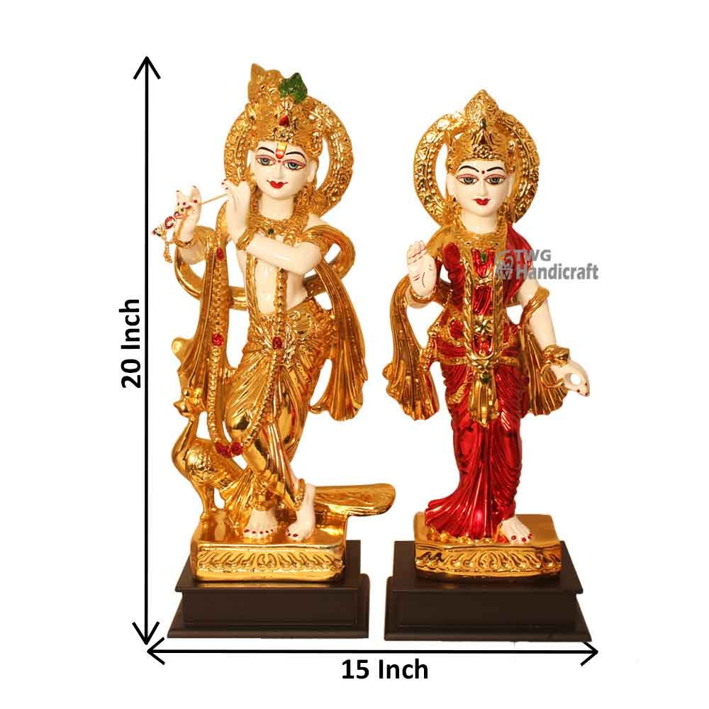 Gold Plated Radha Krishna Statue Suppliers in Delhi Wanted Dealers in India