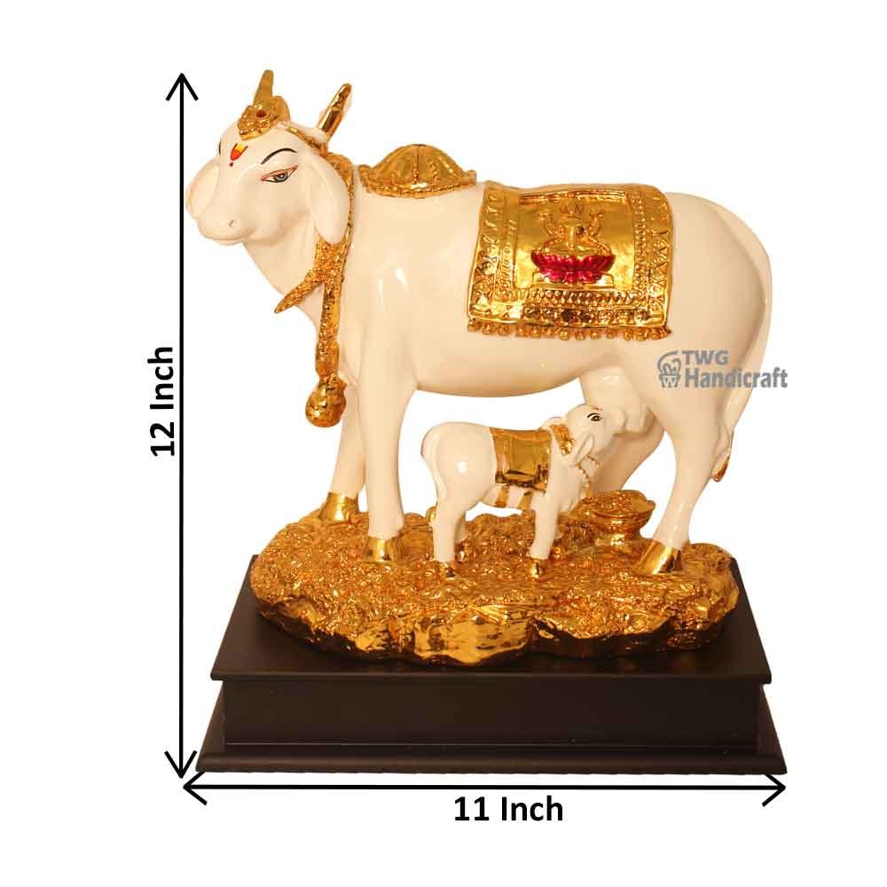 Kamdhenu Cow and Calf Statue Manufacturers in Banglore | Cow Statue Factory Price