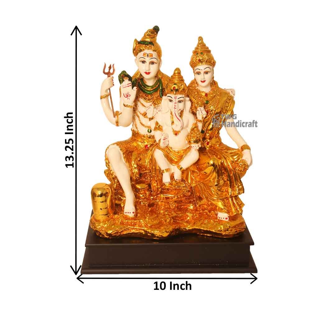 Shiv Parivar Statue Murti Manufacturers in Kolkatta | resin Hindu God Idols