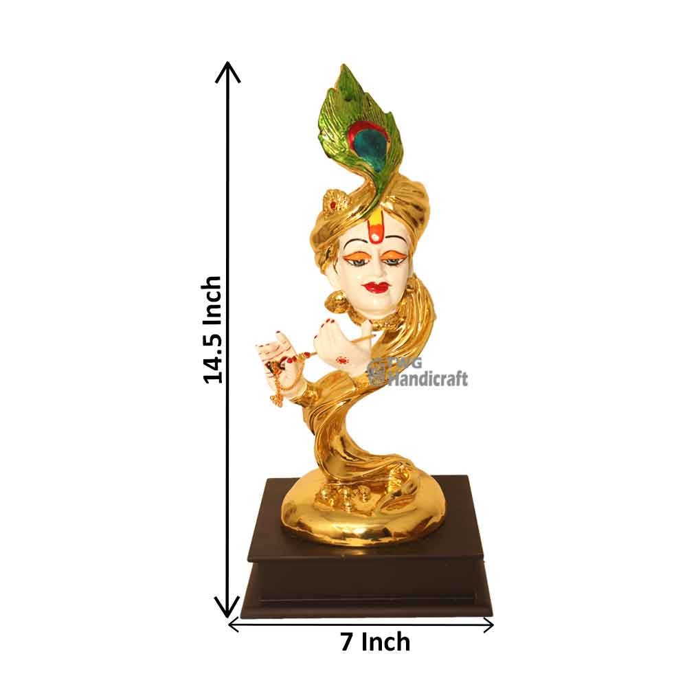 Gold Plated Krishna Statue Exporters in India