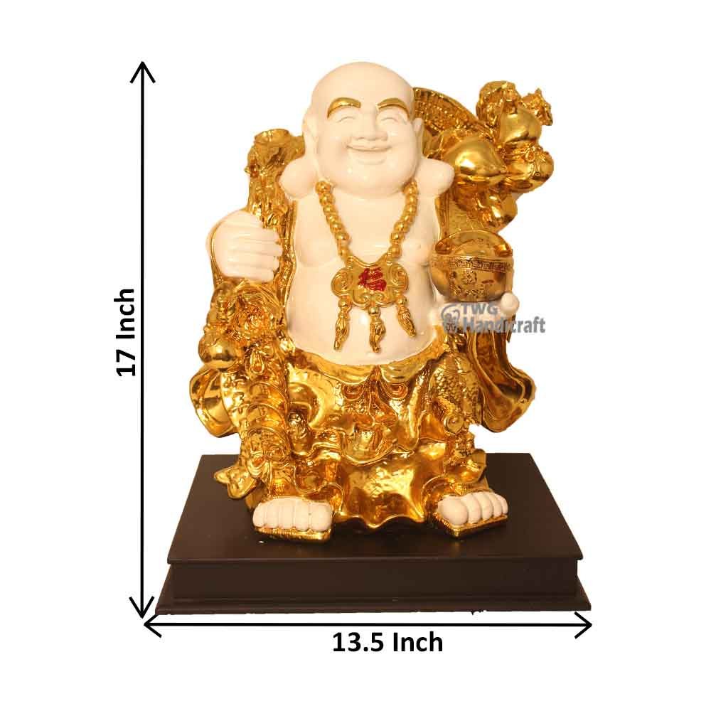 Laughing Buddha Statue Wholesale Supplier in India decorative Statue for Corporate Gifts
