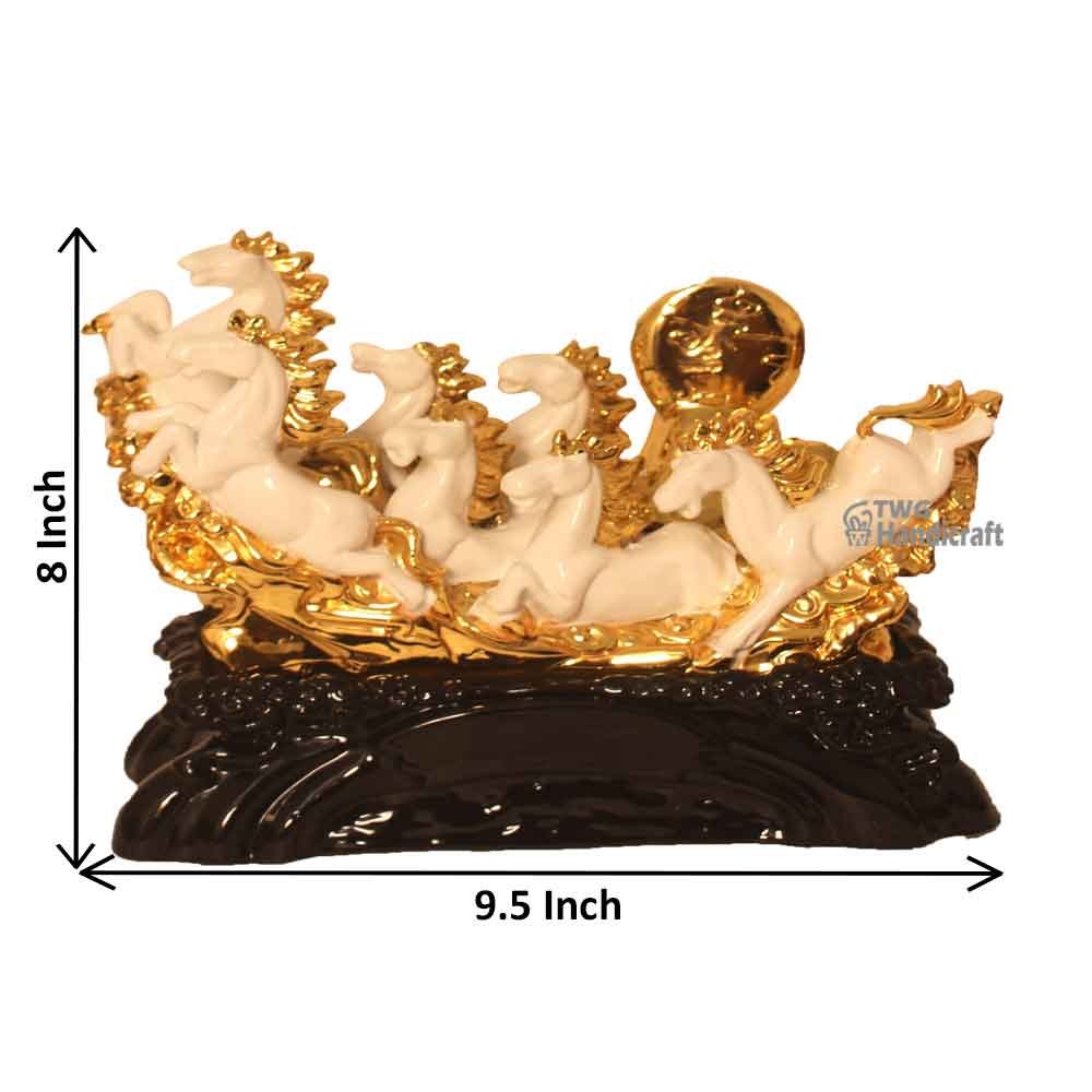 Gold Plated Horse Statue Figurine Wholesalers in Delhi | India?s Largest statue Factory