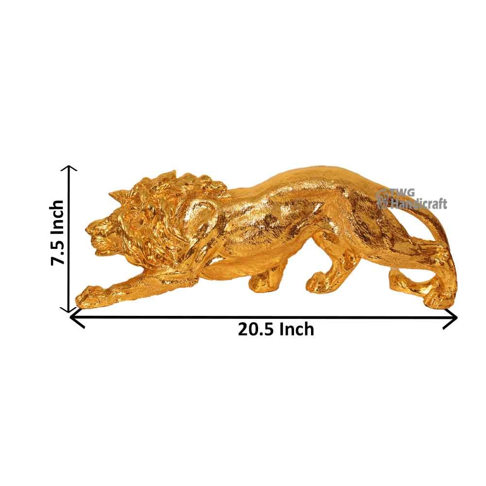 Manufacturer of Lion Statue Showpiece | Resin Lion Figurine Factory Rate