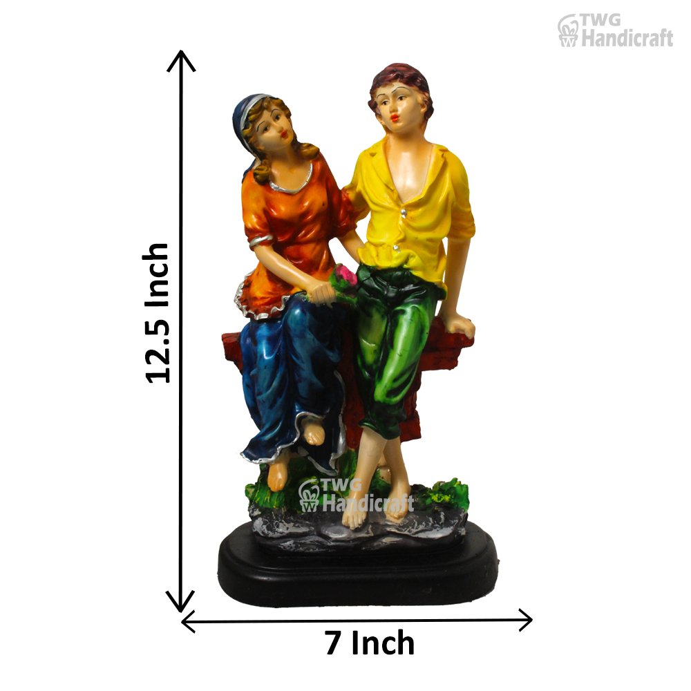 Polyresin Couple Figurine Statue Manufacturers in Chennai | Love Couple Factory Rate