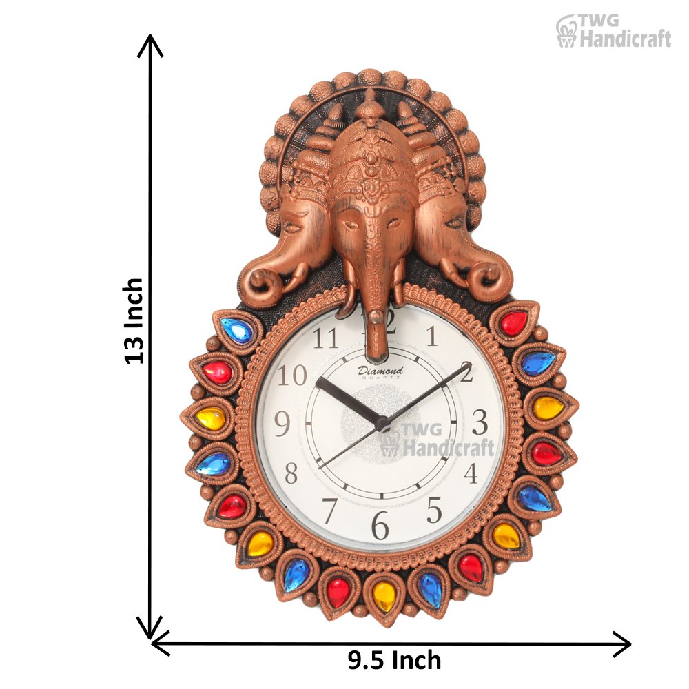 Wall Clock Manufacturers in Banglore Ganesha Wall Clock wholsale Rate