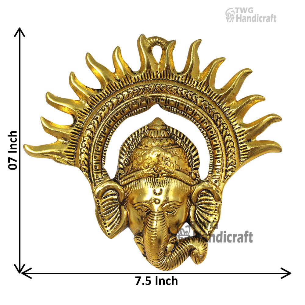 Exporters of Metal God Idols Wall Hanging Religious Metal Sculpture