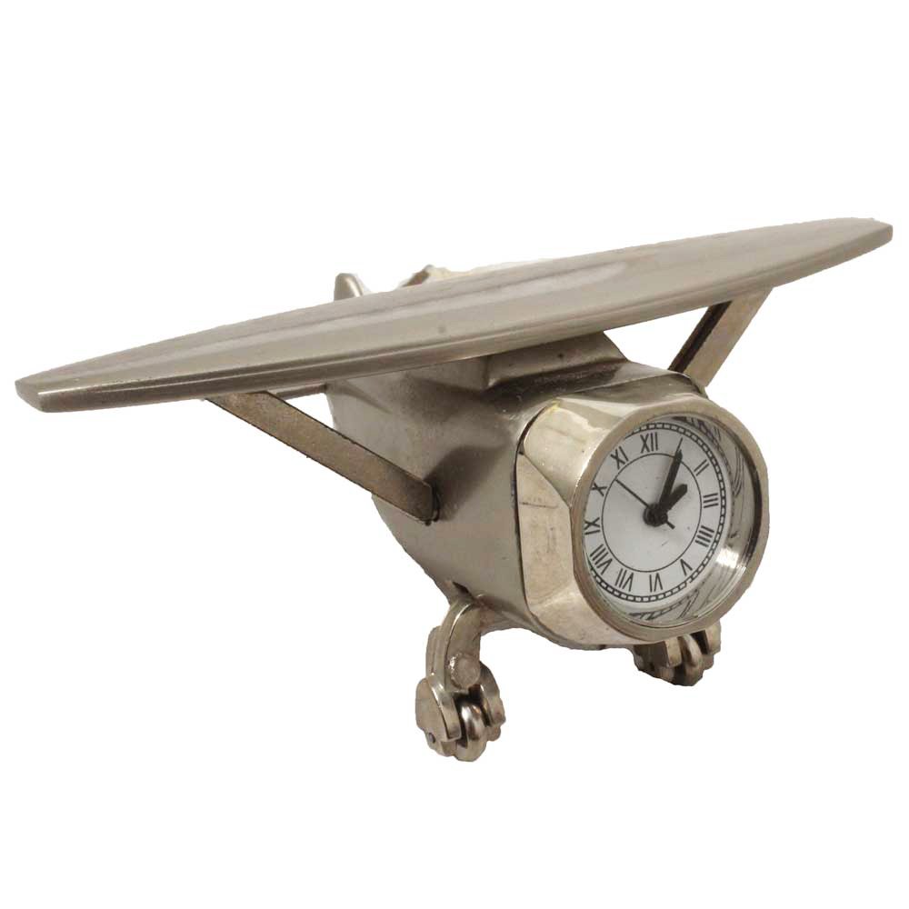 Decorative Airplane Table Clock 2 Inch ( 5.5 cm )