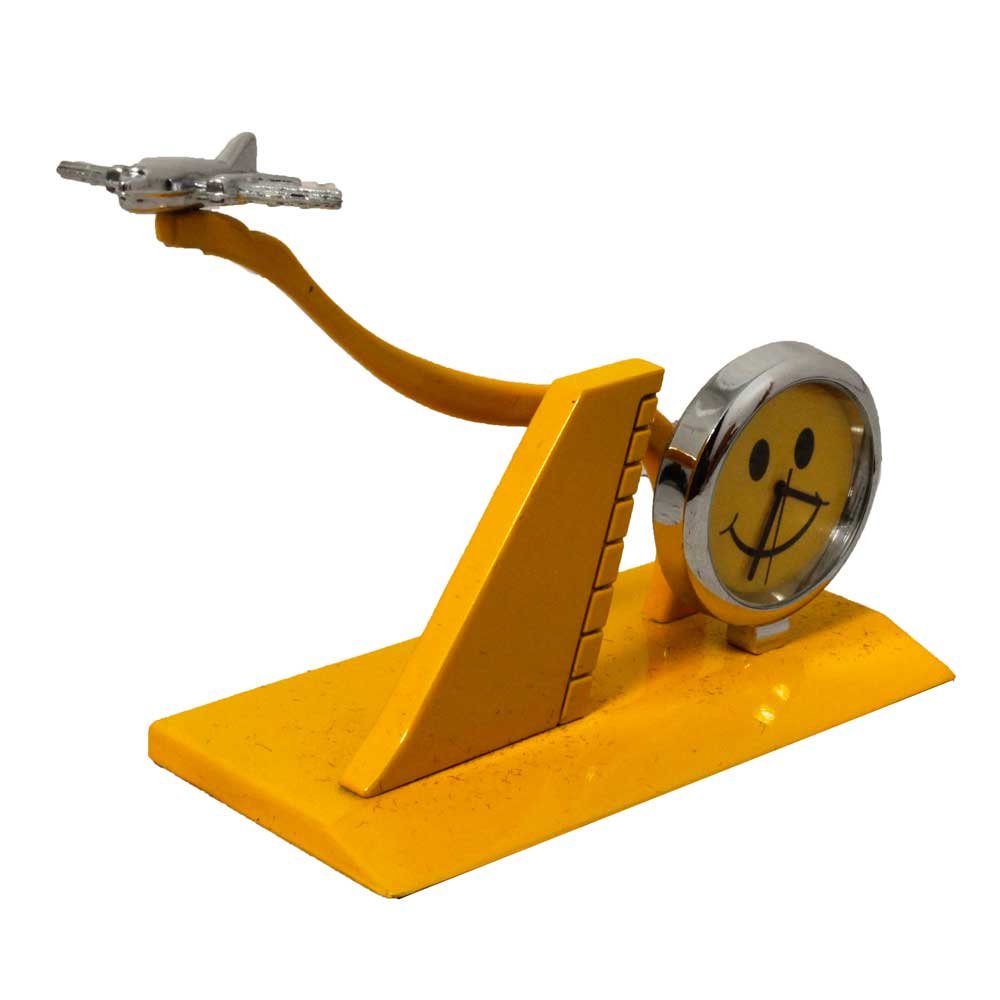 Decorative Aircraft Metallic Table Clock 2 Inch ( 5.5 cm )