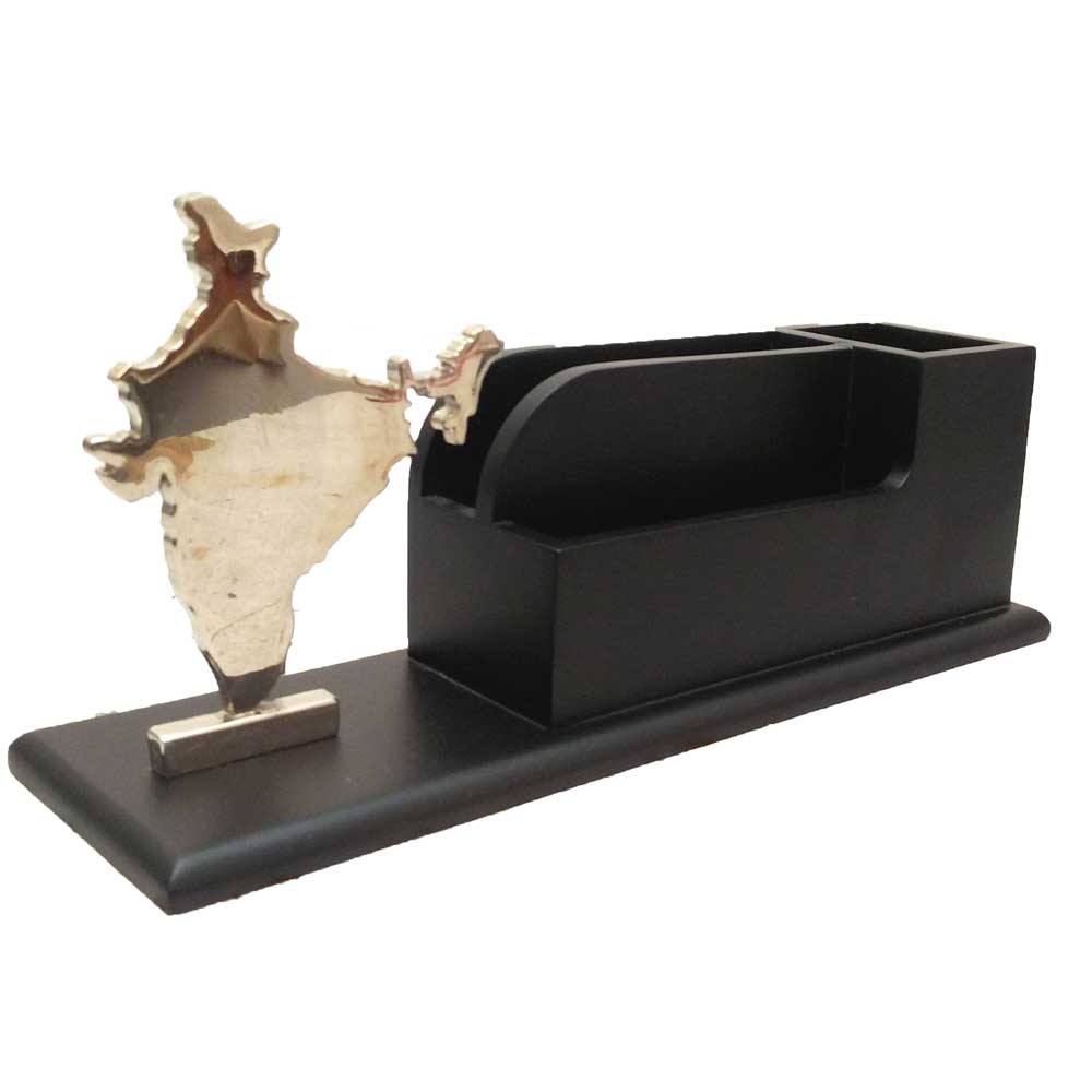 India Map with Table Pen Stand 4.5 Inch
