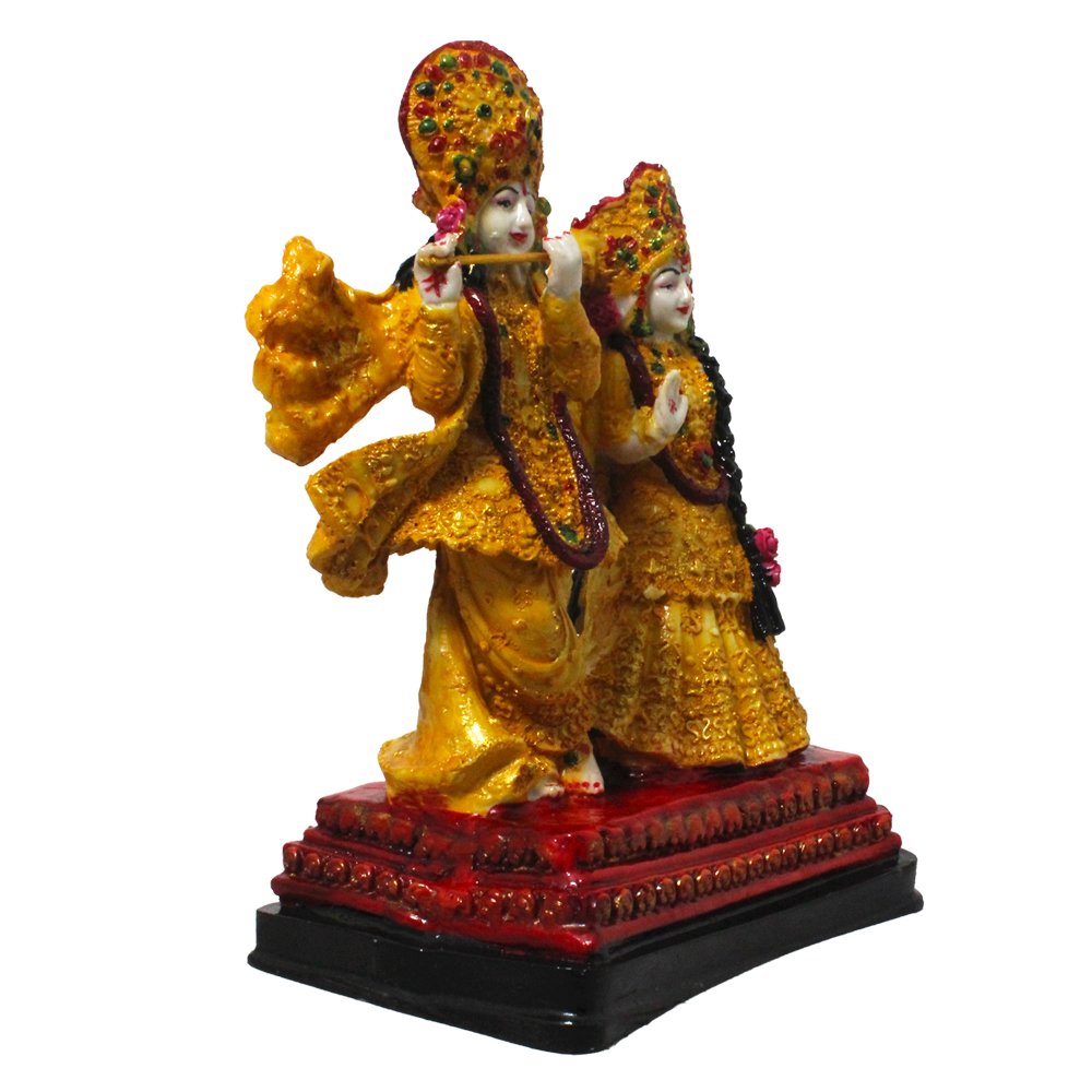 Iskcon Radha Krishna Statue 10 Inch ( 25.5 cm )